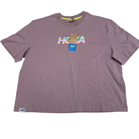 Hoka Tops - Hoka Topo Logo Women's Sunrise GPX SS T-Shirt, Size S NWT
